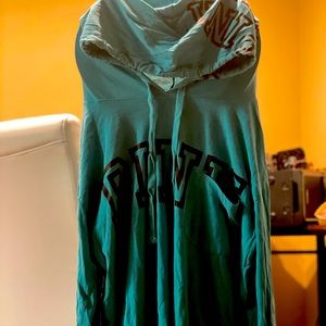 Long sleeve hooded shirt